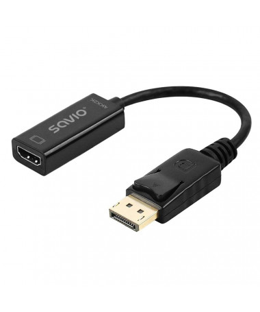 Adapter Savio AK-62 video cable adapter 0.2 m DisplayPort HDMI