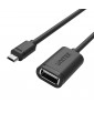 Adapter UNITEK Y-C438GBK USB cable 0.2 m USB 2.0 Micro-USB B USB A