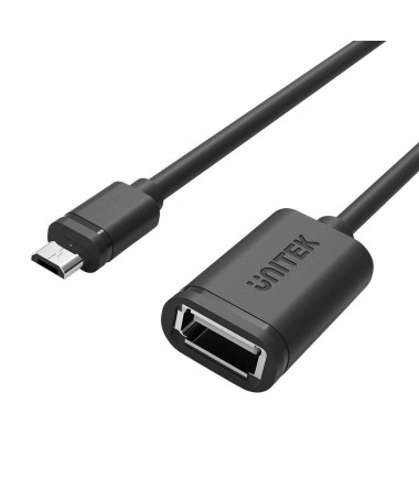Adapter UNITEK Y-C438GBK USB cable 0.2 m USB 2.0 Micro-USB B USB A