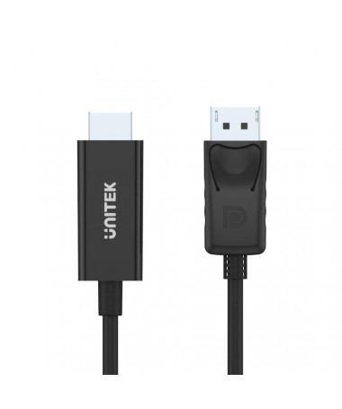 Adapter UNITEK Y-5118CA video cable adapter 1.8 m HDMI Type A (Standard) DisplayPort