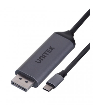 Adapter UNITEK ADAPTER USB-C/ DISPLAYPORT 1.4/ 8K@60HZ/ 1/8M/ V1423C