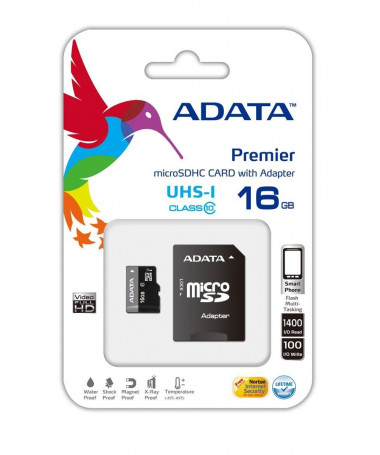 ADATA Premier microSDHC UHS-I U1 Class10 16GB