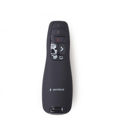 Prezantues Gembird *Wireless presenter with laser pointer 660 nm 10 m 