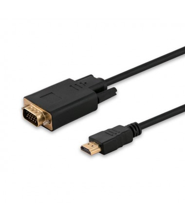 Kabllo VGA Savio CL-103 video cable adapter 1.8 m HDMI Type A (Standard) VGA (D-Sub) 