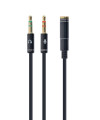Kabllo Gembird !Adapter audio stereo 3.5mm mini Jack/4PIN/ audio cable 0.2 m 2 x 3.5mm 
