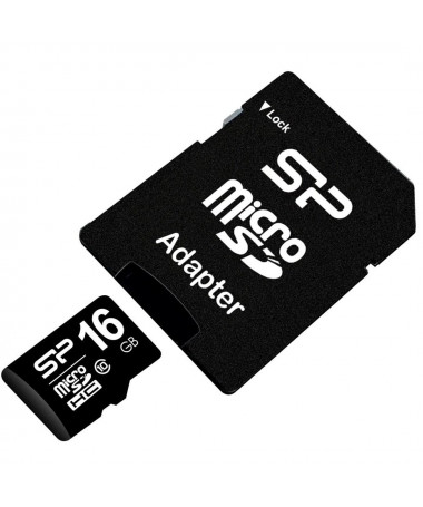 SD card Silikon Power SP016GBSTH010V10SP 16GB MicroSDHC UHS-I Class 10