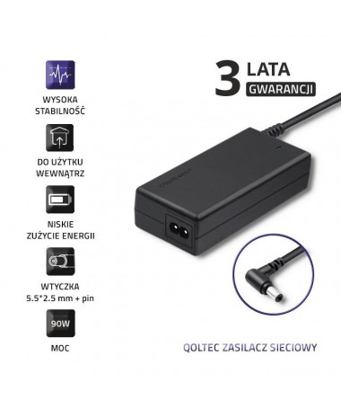 Mbushës Qoltec 50090.90W power adapter/inverter Indoor
