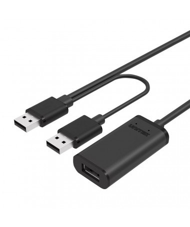 Kabllo USB UNITEK Y-278 10m USB 2.0 2 x USB A USB A 