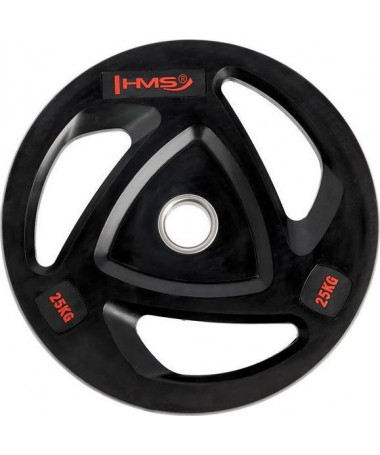 Rubberized Olympic plate 25 kg HMS TOX25