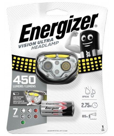 Llampë ENERGIZER Headlight Vision Ultra 3AA 450 LM/ 3 colours of light