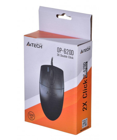 Maus A4Tech OP-620D Ambidextrous USB Type-A Optik 800 DPI