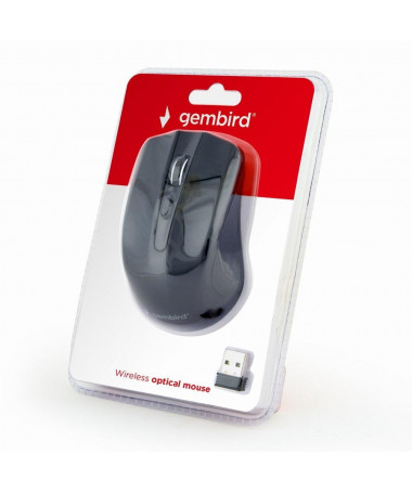 Maus Gembird MUSW-4B-04 Ambidextrous RF Wireless Optik 1600 DPI