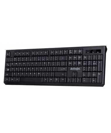 Tastaturë Activejet Wireless K-3911W/ battery-powered 1x 1.5V AAA