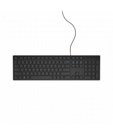 Tastaturë DELL KB216 USB QWERTY US International e zezë