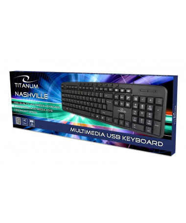 Tastaturë Titanum TK111 USB multimedia