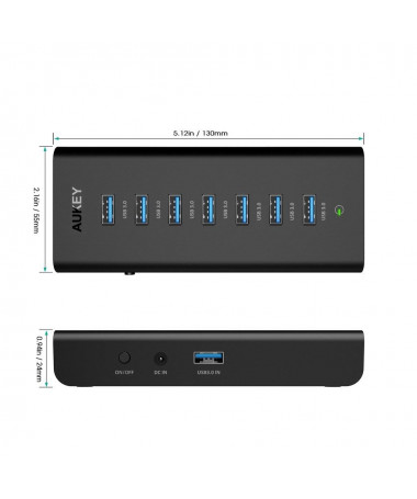 USB hub AUKEY CB-H3 interface hub 