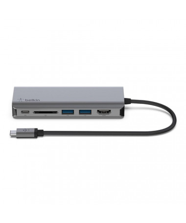 USB hub Belkin AVC008BTSGY laptop dock/port replicator USB 3.2 Gen 1 (3.1 Gen 1) Type-C 