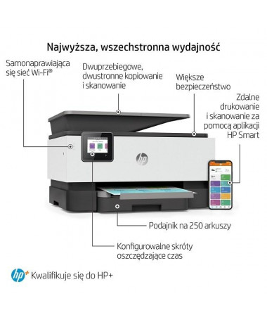 Printer MFP Inkjet HP OfficeJet Pro 9010e Thermal inkjet A4 4800 x 1200 DPI 22 ppm Wi-Fi
