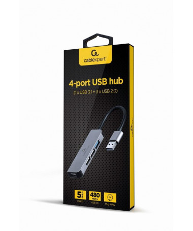 USB Hub Gembird UHB-U3P1U2P3-01 4-port USB hub (1 x USB 3.1 + 3 x USB 2.0)