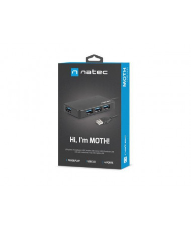 USB Hub NATEC 3.0 Moth 4 ports