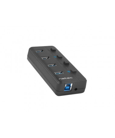 USB Hub NATEC 3.0 MANTIS 2 4-PORTS WITH SWITCH+POWER SUPPLY