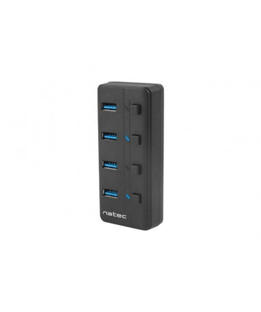 USB Hub NATEC 3.0 MANTIS 2 4-PORTS WITH SWITCH+POWER SUPPLY