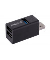 USB Hub ORICO MINI -A/ 3x USB-A (2x2.0/ 1x3.1)/ MINI-U32L-BK-BP