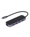 USB Hub UNITEK -C 3.1/RJ-45/3XUSB-A/HDMI/4K/PD100W