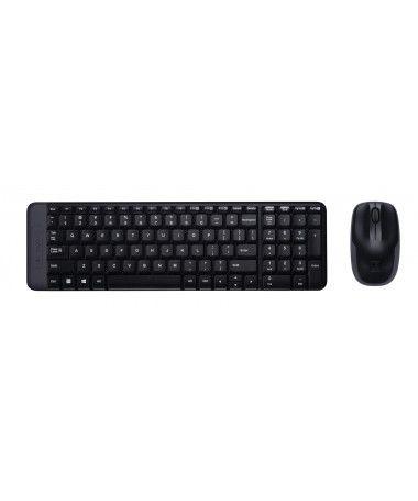 Tastaturë me maus Logitech G MK220 RF Wireless QWERTY US International e zezë