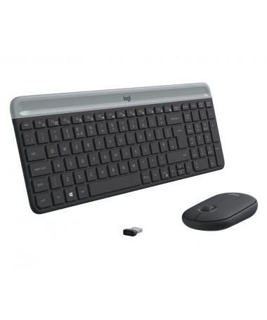 Tastaturë me maus Logitech MK470 Slim Combo