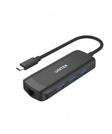 USB Hub UNITEK H1110A USB 3.2 Gen 2 (3.1 Gen 2) Type-A 5000 Mbit/s e zezë