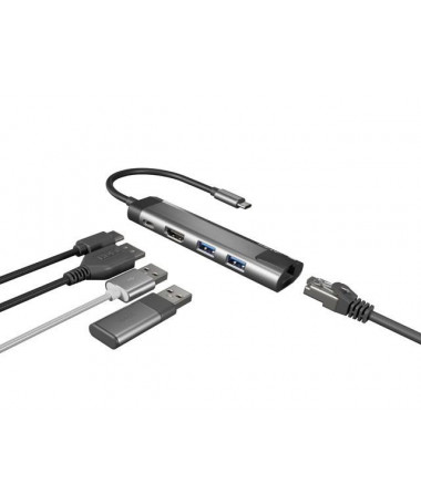 NATEC MULTIPORT FOWLER GO USB-C -/ HUB USB/ HDMI