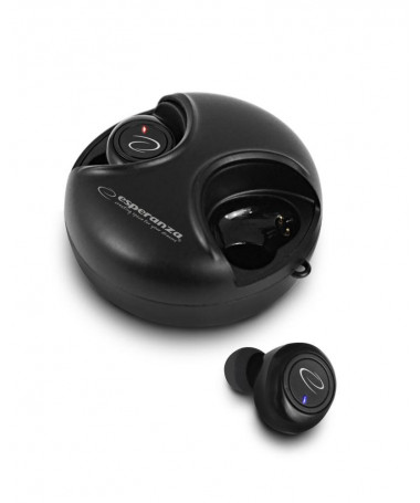 Kufje Esperanza EH228K Bluetooth In-Ear Headphone TWS E zezë