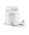 Kufje Savio TWS-01 Wireless Bluetooth Earphones/ e bardhë