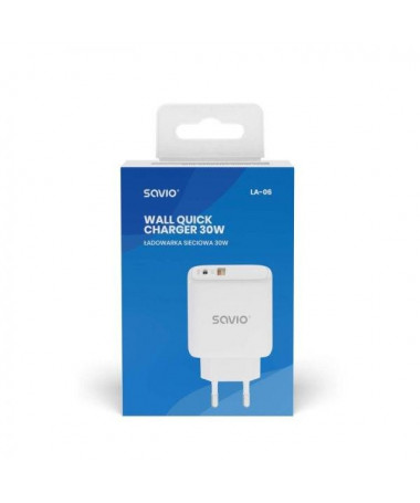 Mbushës SAVIO LA-06 USB Type A & Type C Quick Charge Power Delivery 3.0 Indoor