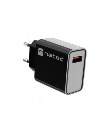 Mbushës NATEC MAINS RIBERA USB-A 18W 