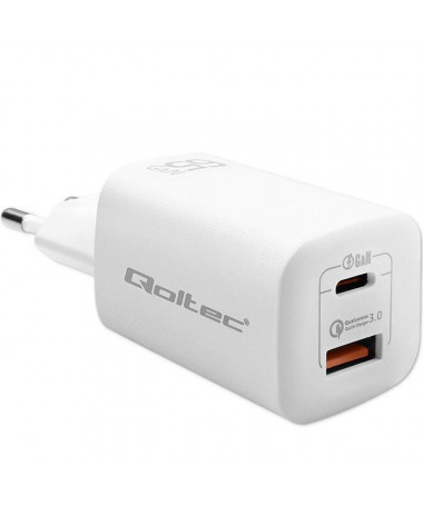 Mbushës Qoltec Qoltec 50765 mobile device charger Laptop/ Portable gaming console/ Power bank/ Smartfon/ Smartwatch/ Tablet AC