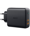 Mbushës AUKEY PA-D5 GaN mobile device charger 2xUSB C Power Delivery 3.0 63W 6A Dynamic Detect