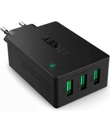 Mbushës AUKEY PA-U35 mobile device charger Indoor 3xUSB AiPower 6A 30W