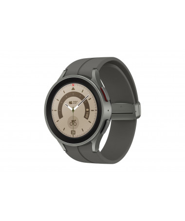 Smartwatch Samsung Galaxy Watch5 Pro 3.56 cm (1.4") OLED 45 mm Digital 450 x 450 pixels Touchscreen Titanium Wi-Fi GPS (satelli