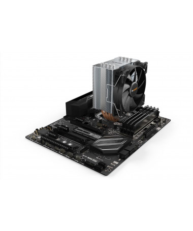 Ftohës be quiet! Pure Rock 2 CPU Cooler/ Single 120mm PWM Ventilator/ For Intel Socket:1700/ 1200 / 2066 / 1150 / 1151 / 1155 /