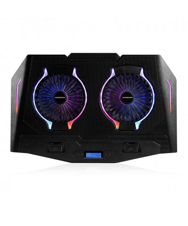 Mbajtës për laptop me ftohës Modecom CF21 RGB Silent Cooling Pad