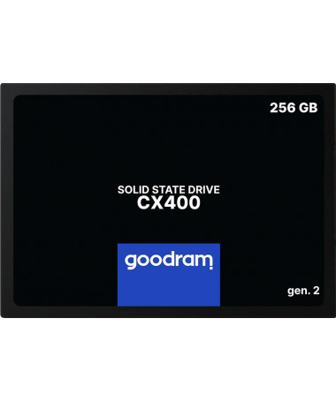 SSD Goodram CX400 gen.2 2.5" 256GB Serial ATA III 3D TLC NAND