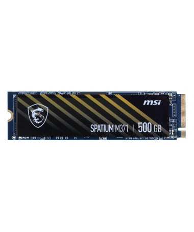 SSD MSI SPATIUM M371 NVME M.2 internal solid state drive 500GB PCI Express 3.0