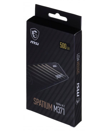 SSD MSI SPATIUM M371 NVME M.2 internal solid state drive 500GB PCI Express 3.0