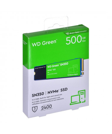 SSD Western Digital Green SN350 WDS500G2G0C 500GB / M.2 / PCIe NVMe 3.0 x4