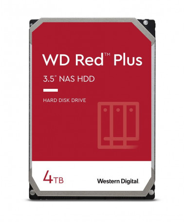 Disk HDD Western Digital Red Plus WD40EFPX internal hard drive 3.5" 4000GB Serial ATA III
