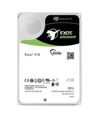 Disk HDD Seagate Exos X18 3.5" 16000GB Serial ATA III