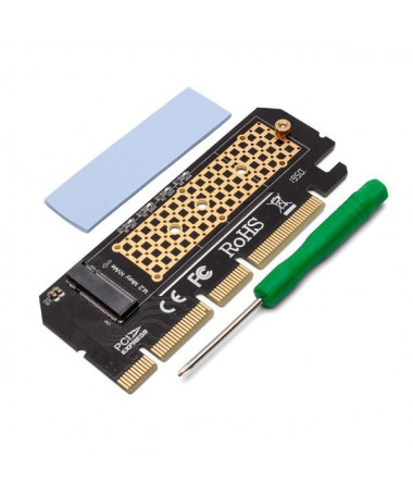 Expansion card/ adapter M.2 NVMe M-Key PCI-E Savio AK-41