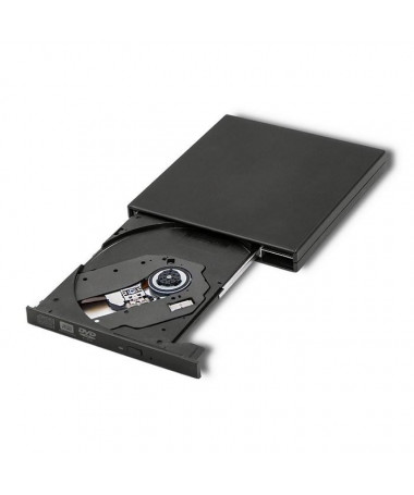 DVD recorder Qoltec 51858 External DVD-RW |USB 2.0|Black